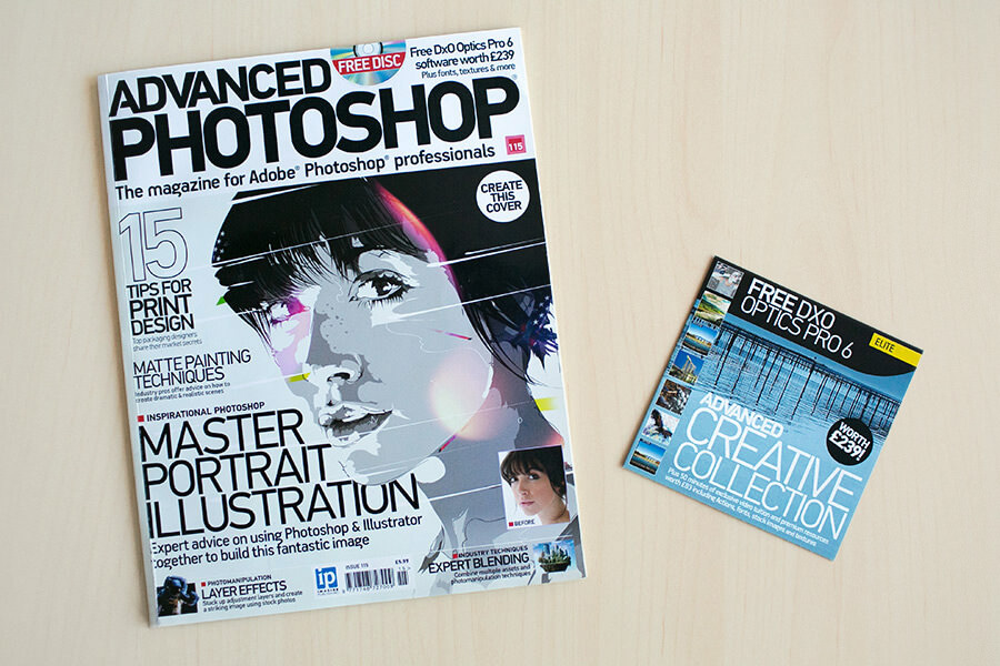 featured on advanced photoshop magazine 1